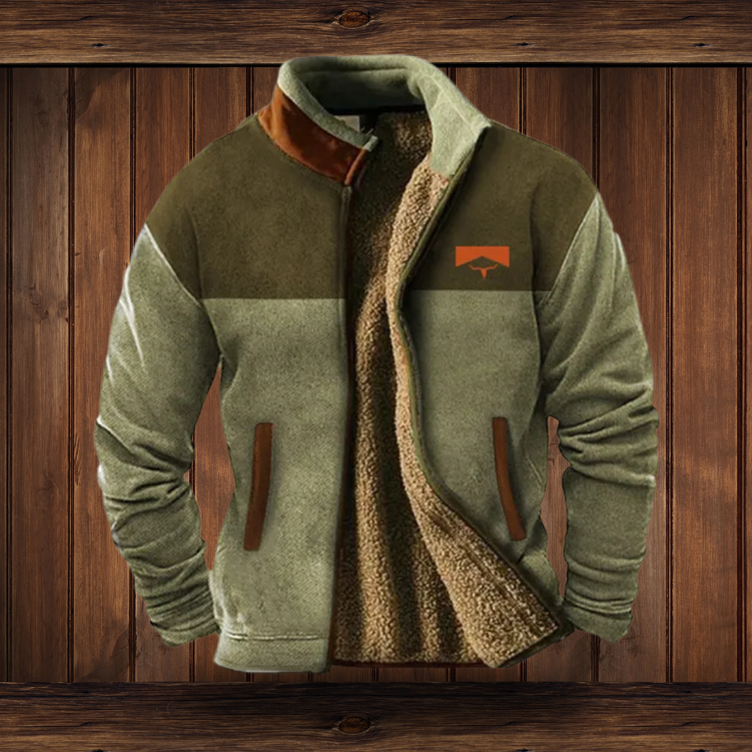 Men's Merino Fleece Jacket for Outdoor Warmth & Comfort