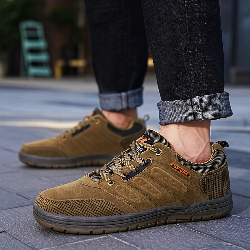 Men's Hiking Shoes - Sturdy - Laced - Durable Traction