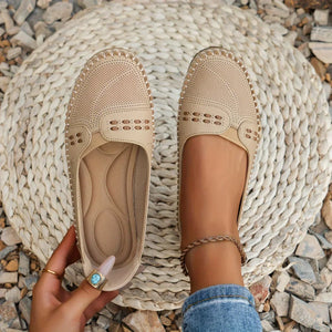 Women's Loafers | Perforated Slip-On, Comfort Breathable