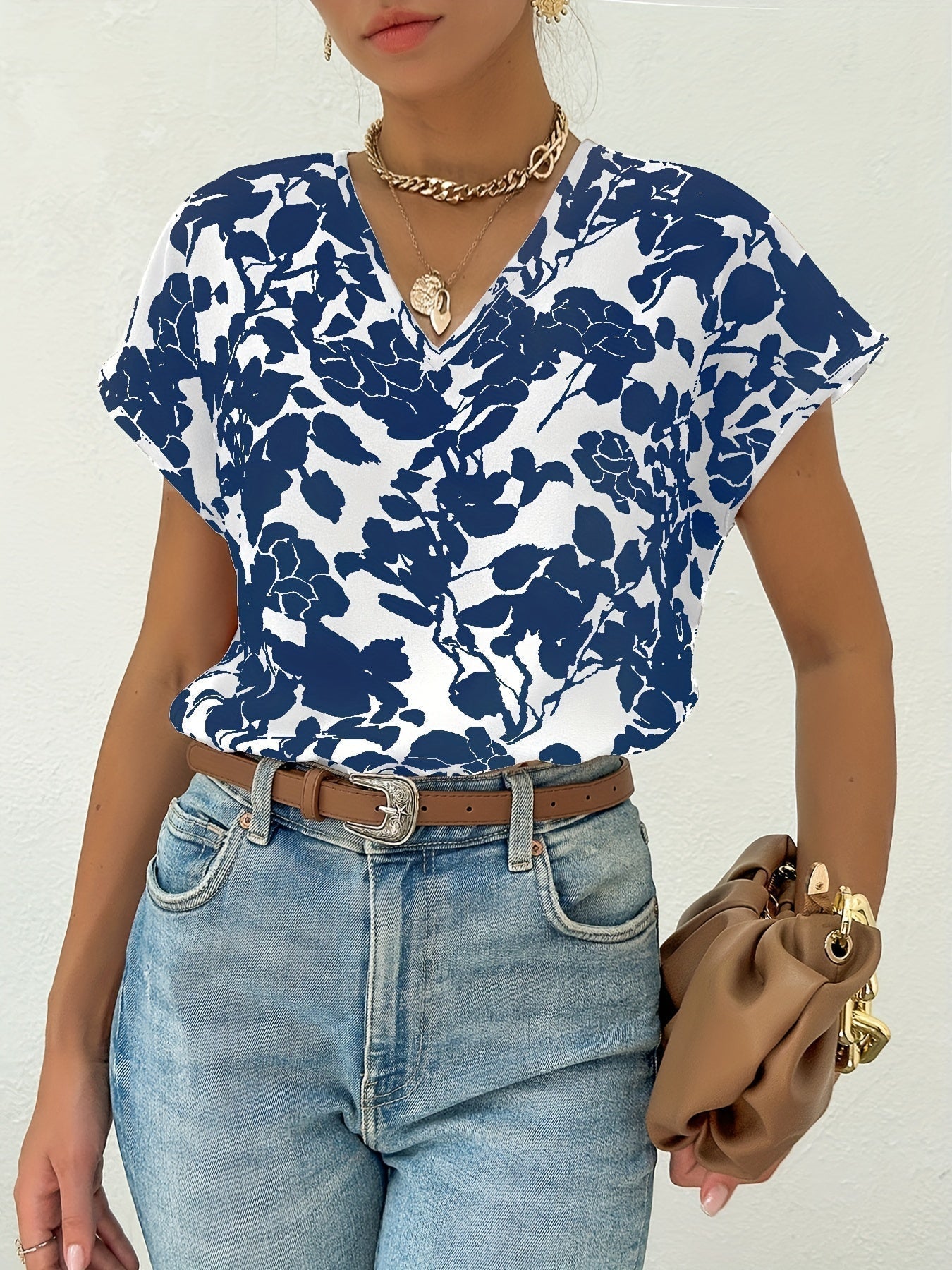 Floral Top | Summer floral print blouse | Lightweight, casual style