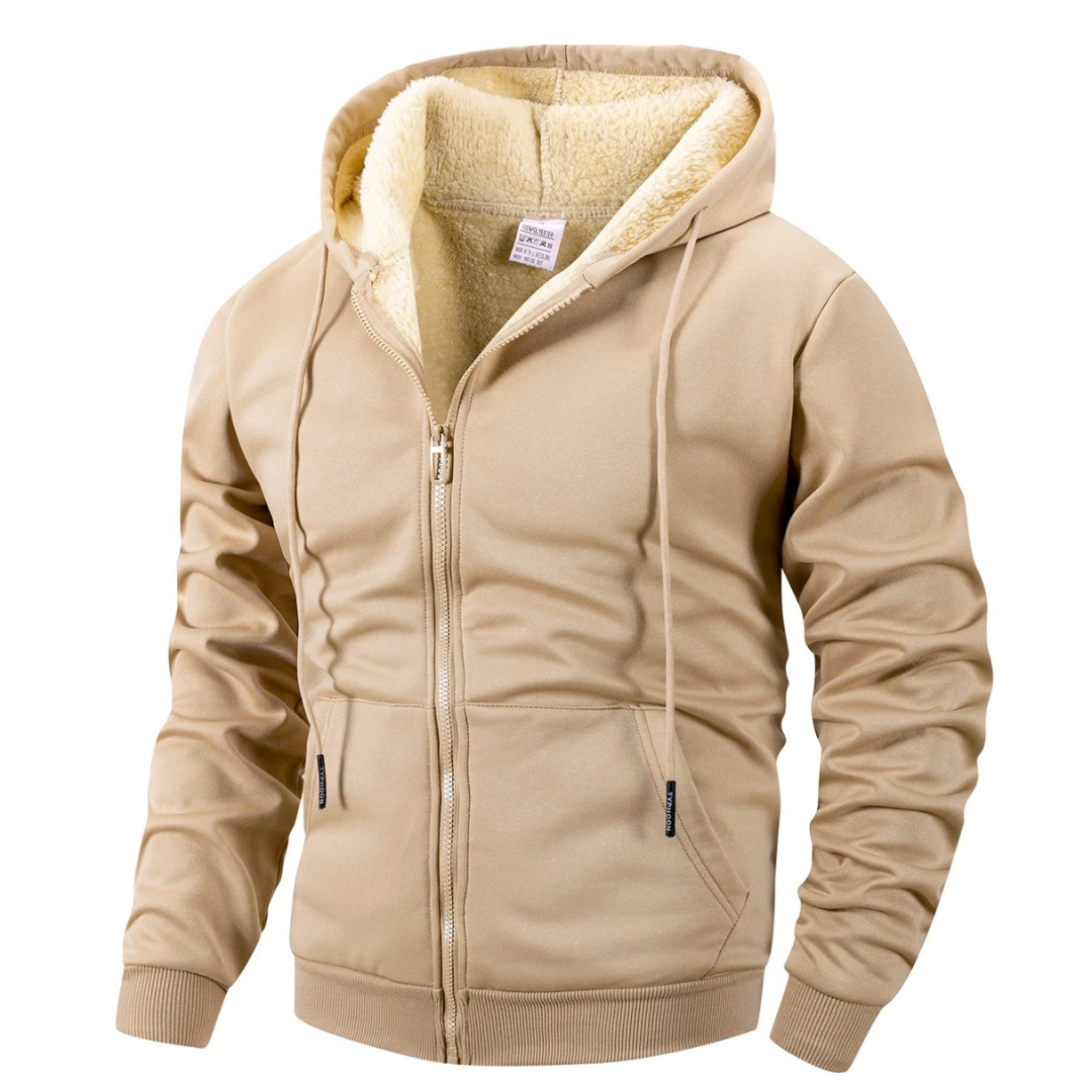 Men's Fleece Vest | Sherpa, Hooded Design | Windproof, Full Zip Front