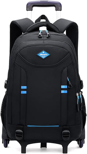School Rolling Backpack for Boys | Convertible Trolley, 18 Inch