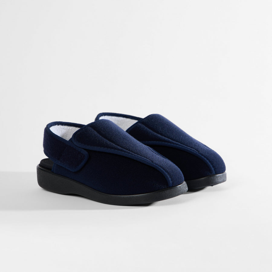 Extra Wide Slippers | Women's Roomy Fit, Bandage Design | For Swollen Feet