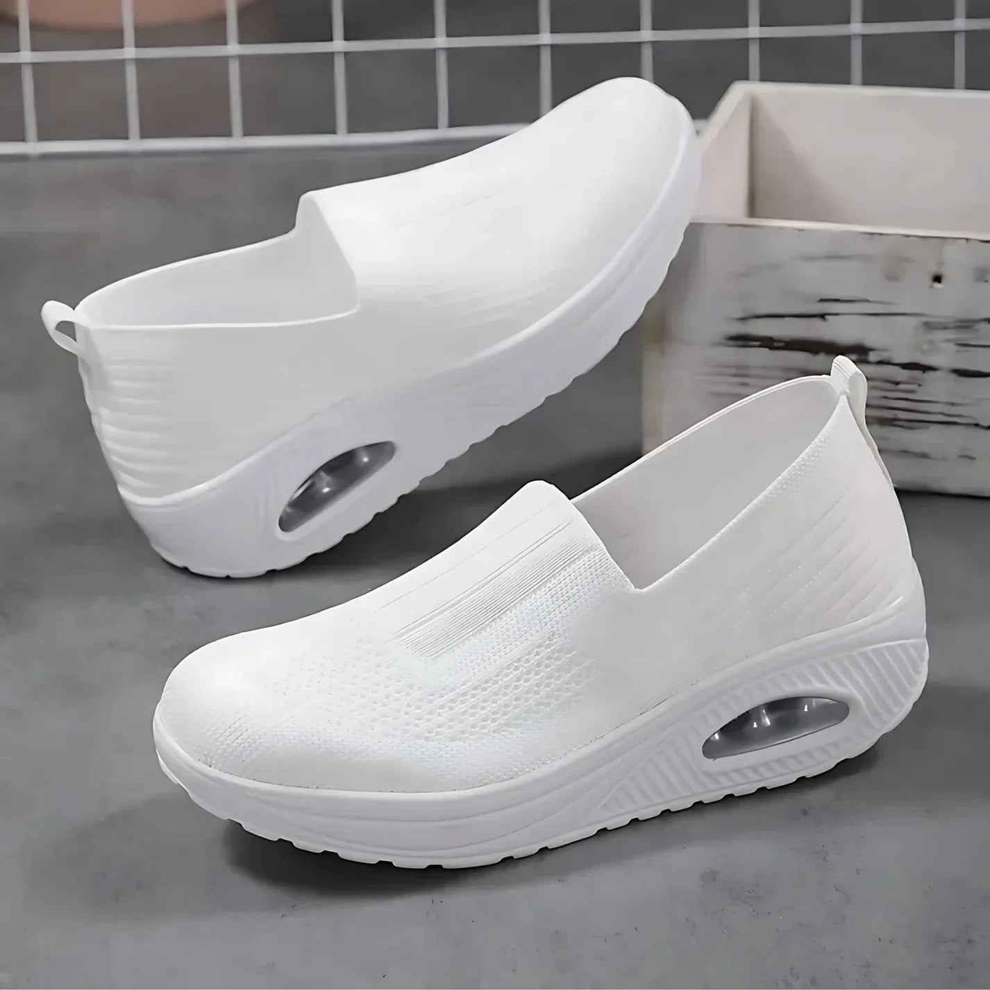 Slip-On Shoes | Orthopedic Breathable Wedge | Lightweight Comfort