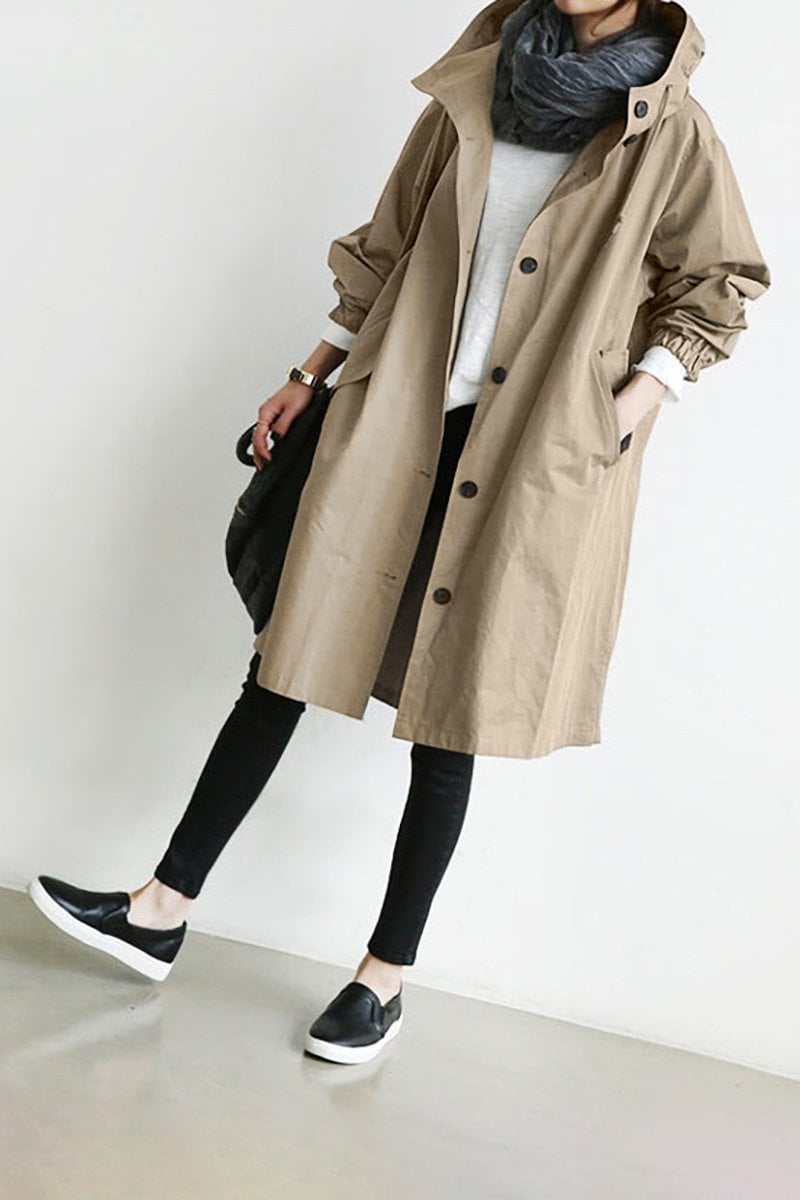 Women's Rain Jacket | Mid-Length, Hood | 9 Colors