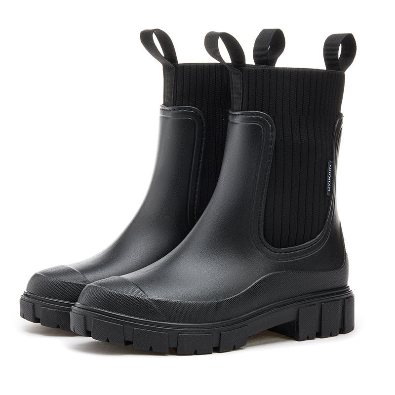 Women waterproof wellies anti-slip rain boots in multiple colours