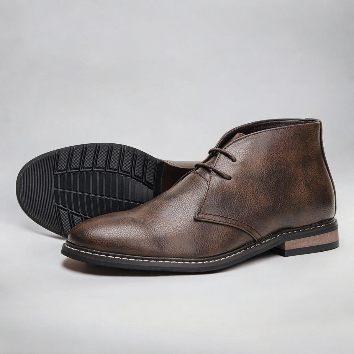 Men's Ankle Boots | Lace-Up, Synthetic Leather