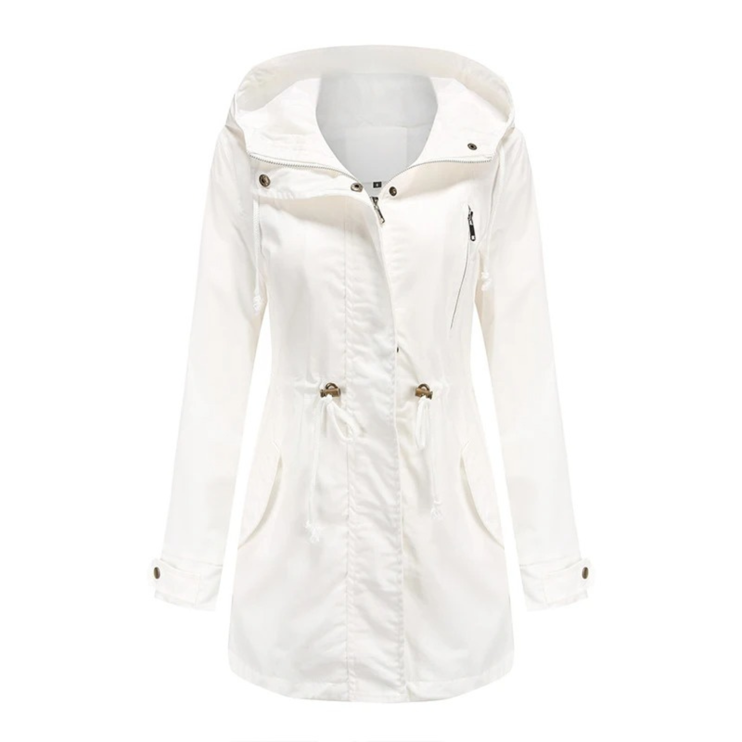 Women's Rain Jacket | Waterproof, Long, Fitted Flare