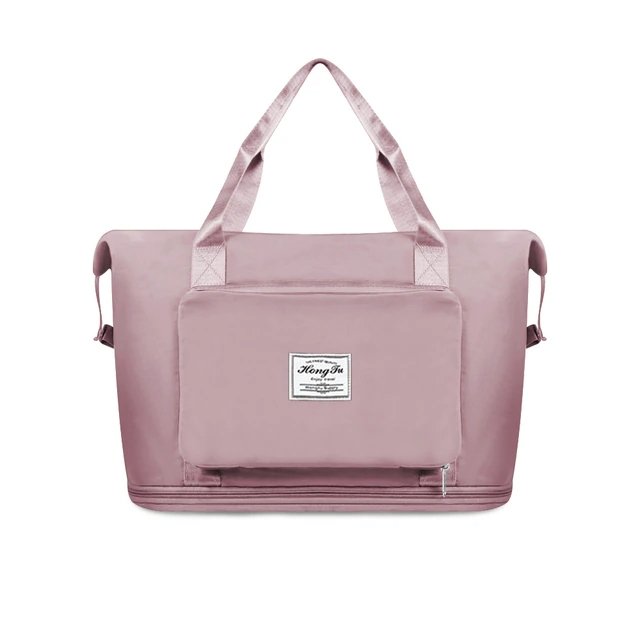 Travel Bag | Foldable, Expandable | Shoe Compartment, Luggage Attachable