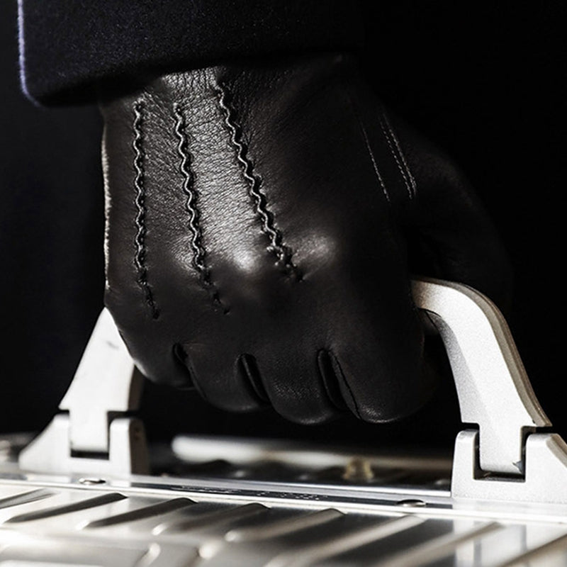 Leather Gloves | Sheepskin, Waterproof, Windproof | Touchscreen Compatible