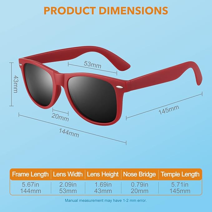 Lune London 80s Retro Polarized Sunglasses
