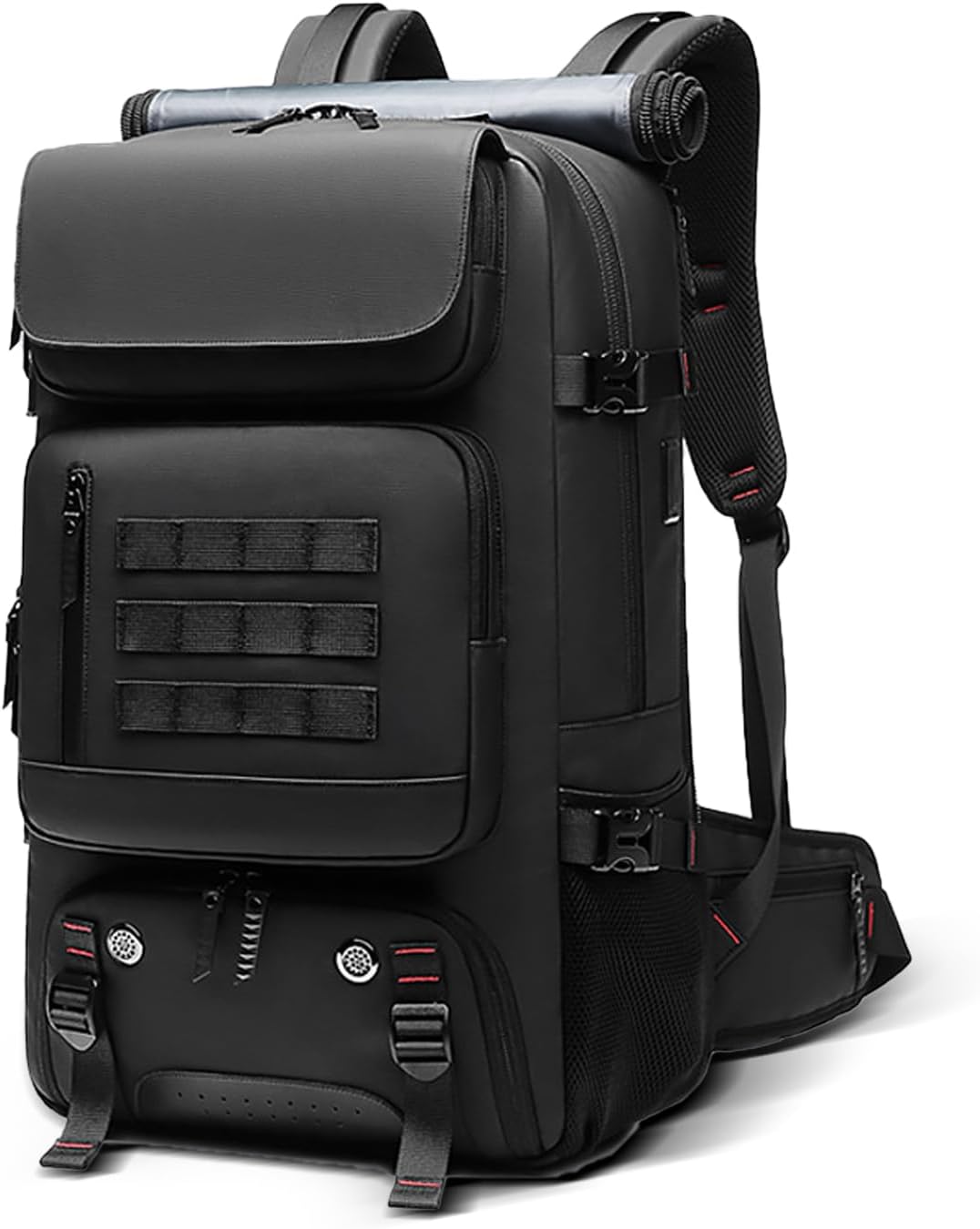 50L Travel Backpack | Expandable, Waterproof | Shoe Compartment, USB Port