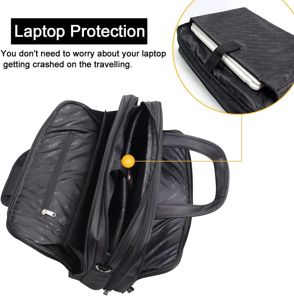 Men's Canvas Laptop Bag | Work Tote with Padded Compartment