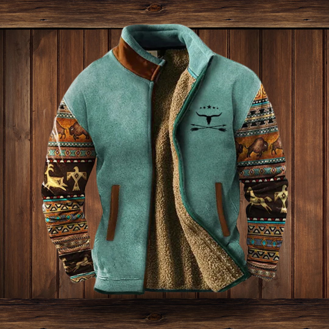 Men's Merino Fleece Jacket for Outdoor Warmth & Comfort