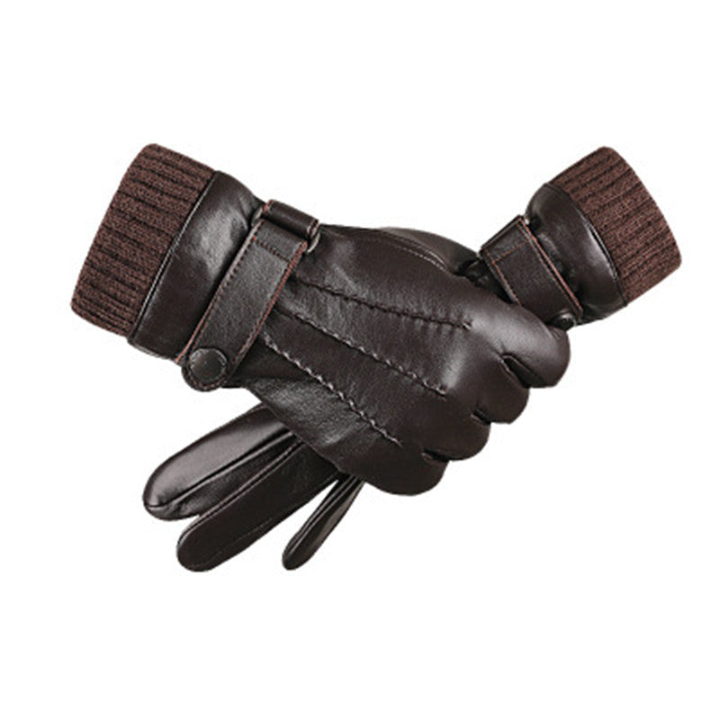 Leather Gloves | Sheepskin, Waterproof, Windproof | Touchscreen Compatible