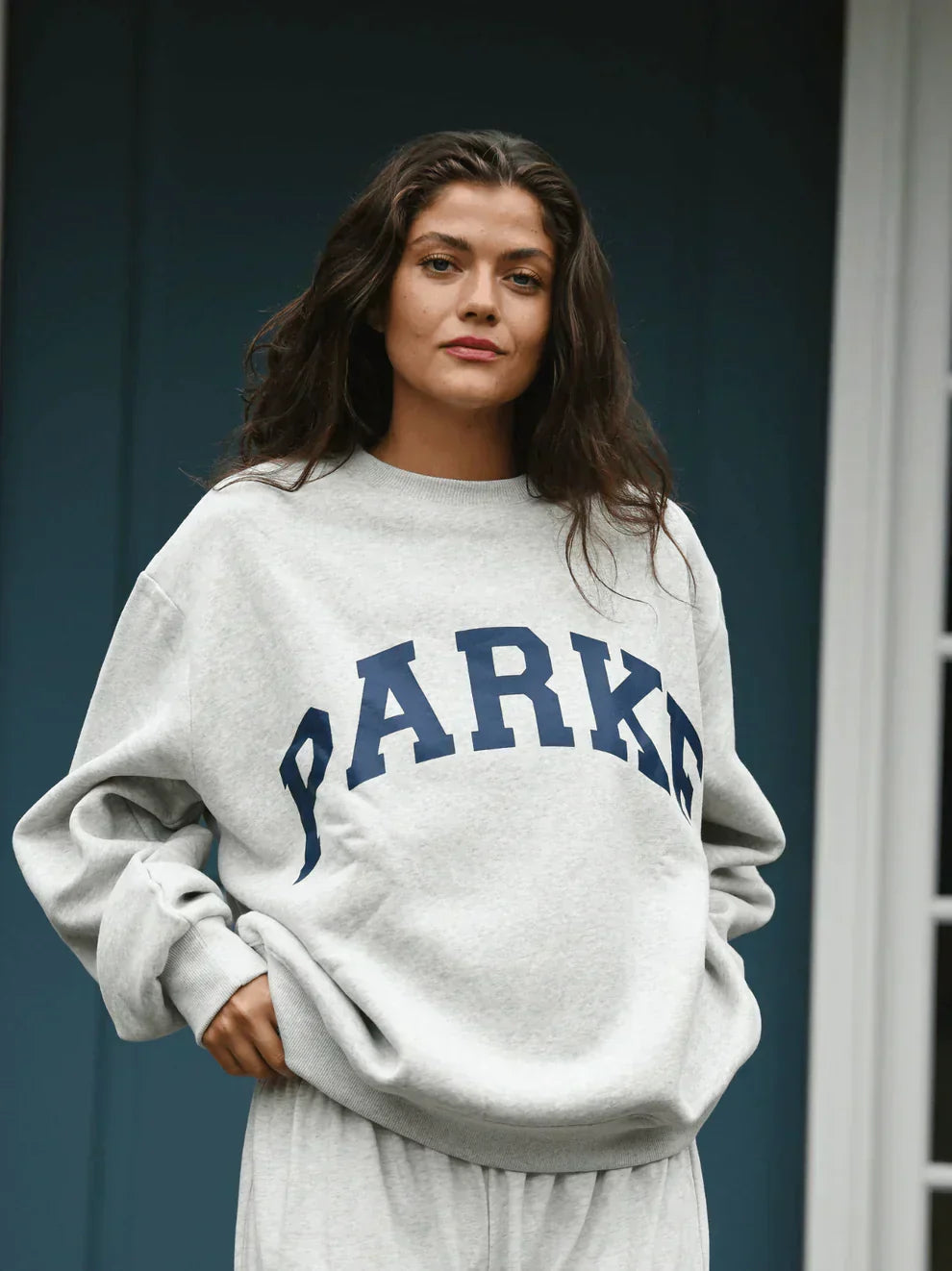 Women's Varsity Sweatshirts | Oversized Crewneck & Hoodie | Chenille Lettering