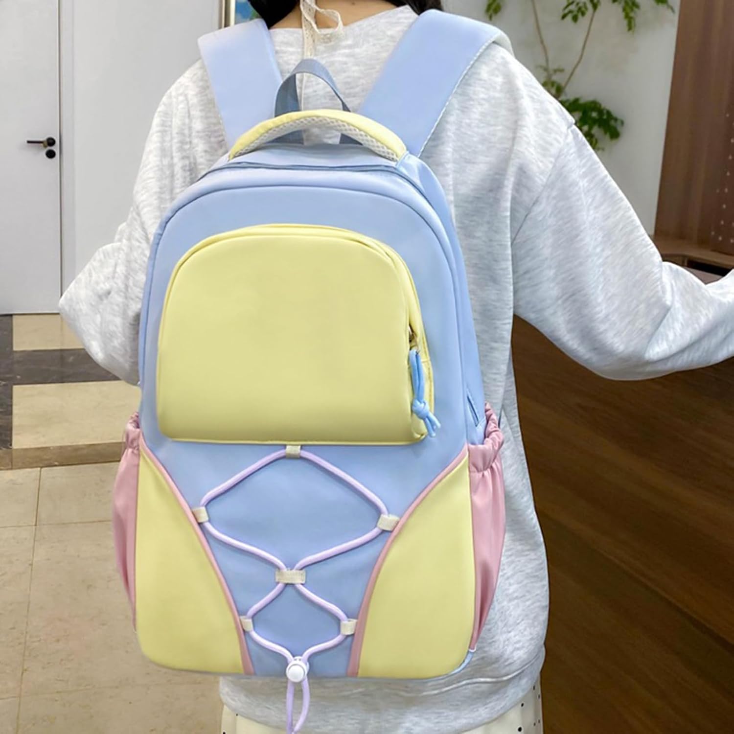 School Bag Set | Large Capacity Student Backpack with Pencil Case & Shoulder Bag