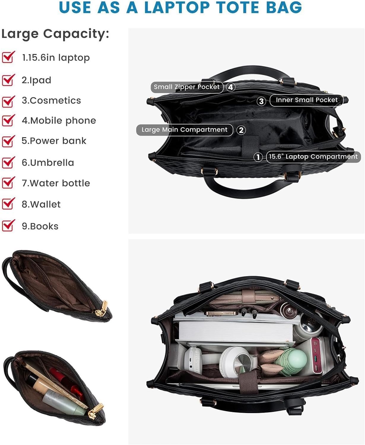 Lunch Cooler Bag | 2-in-1 Laptop Compartment | Work & Travel