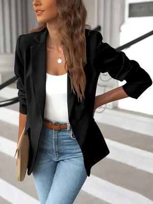 Women's Blazer | Fitted, Casual-Chic | Lightweight Polyester