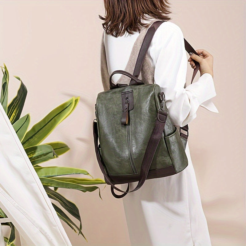 Women's Backpack | Anti-Theft, Vegan Leather | Urban