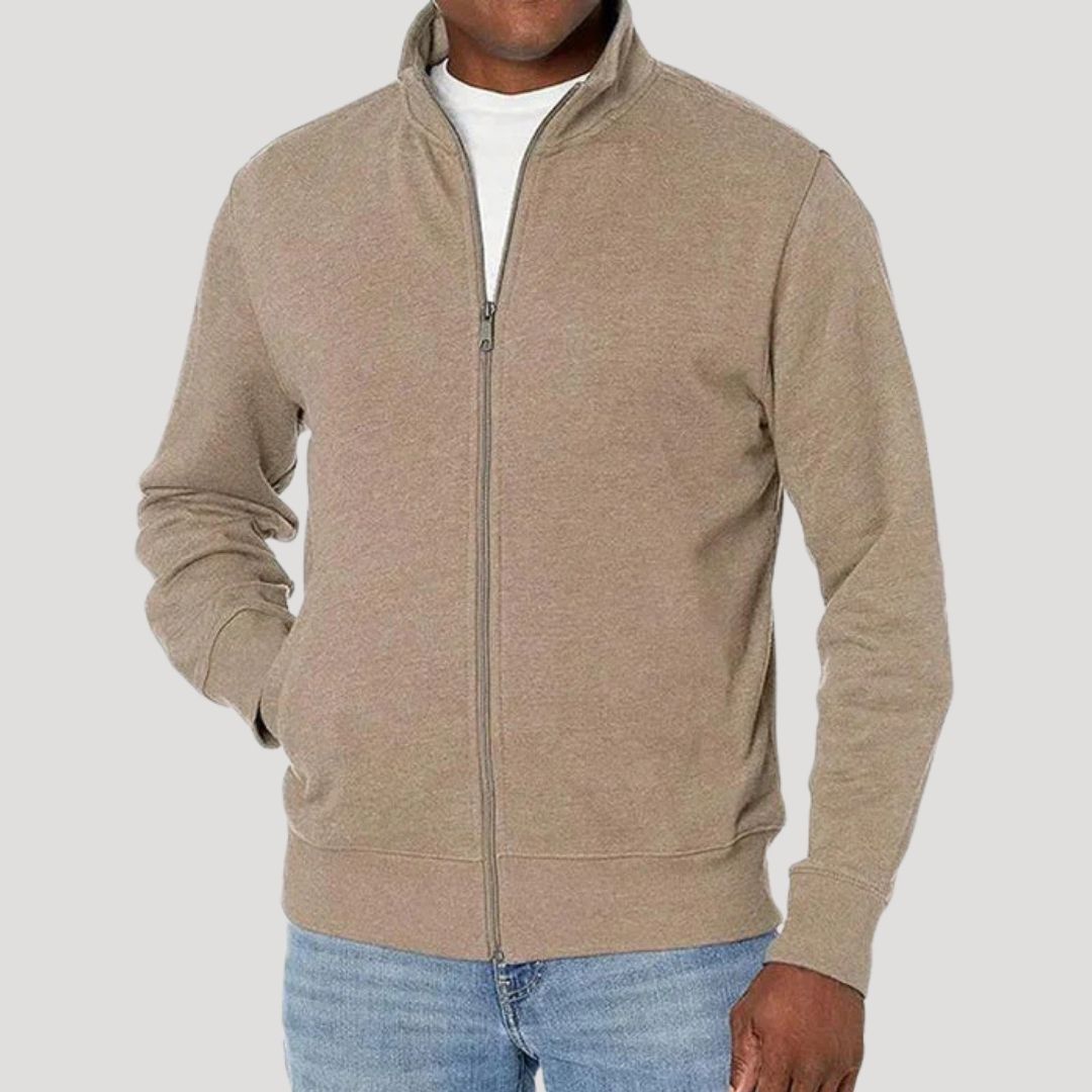Men's Spring Jacket | Fitted Zip, Lightweight Casual
