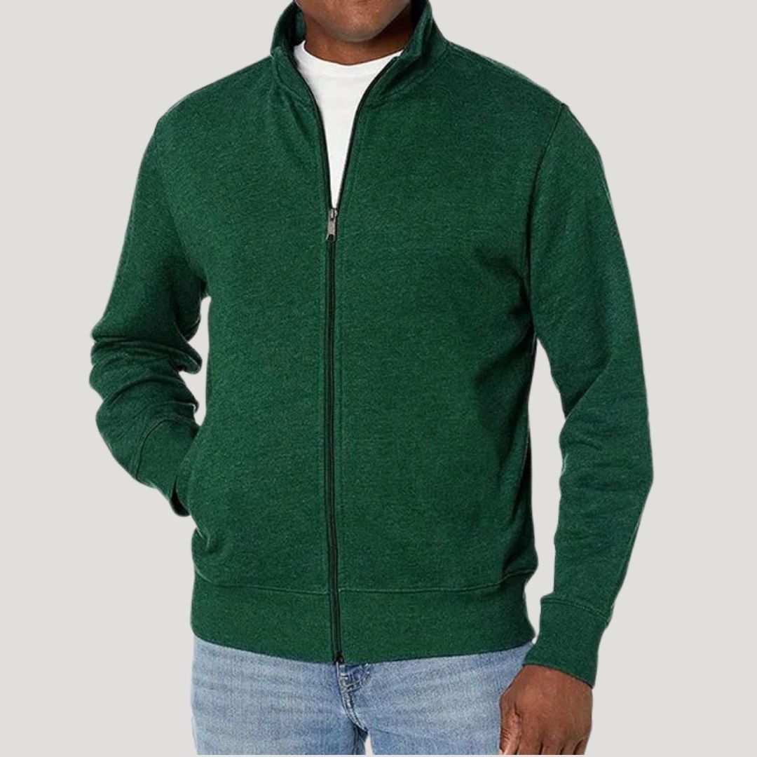 Men's Spring Jacket | Fitted Zip, Lightweight Casual