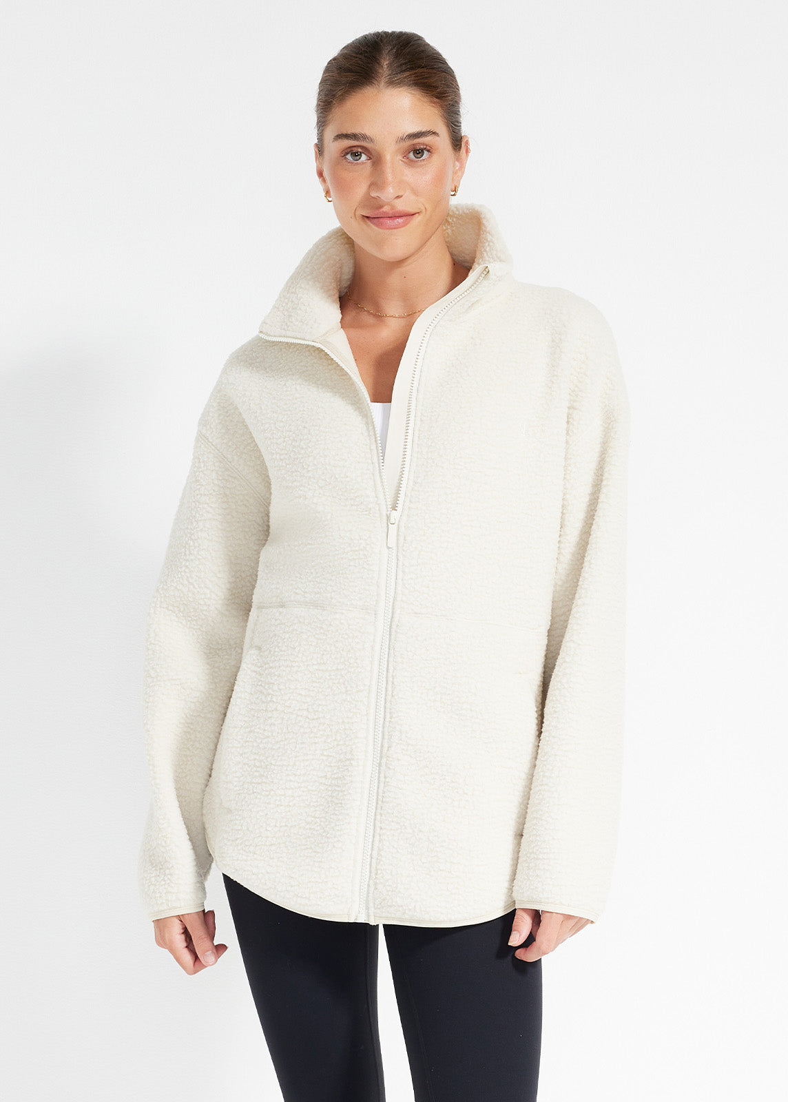 Women's Sherpa Jacket | Water-Resistant, Soft Fleece, Relaxed Fit