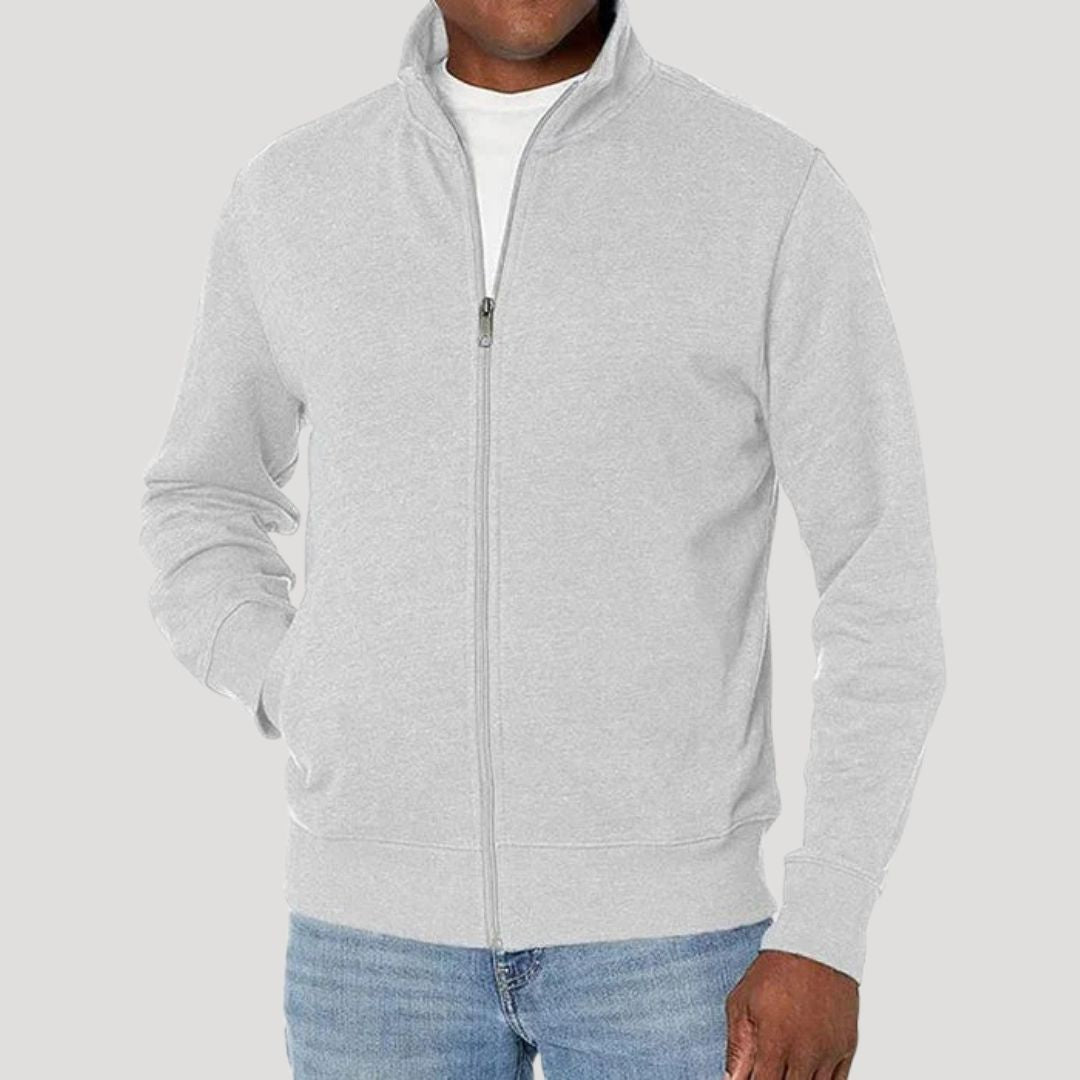 Men's Spring Jacket | Fitted Zip, Lightweight Casual