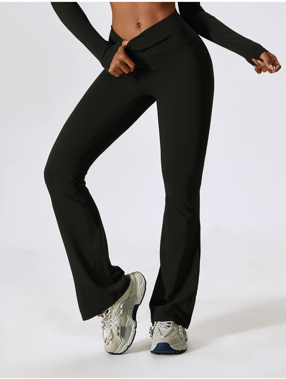 Flare Leggings | High Waisted | Sculpting, Stretch Fit