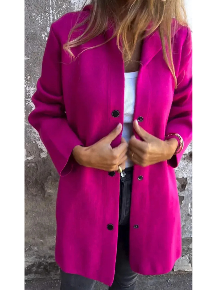Women's Knit Cardigan | Hooded, Button Closure | Elegant