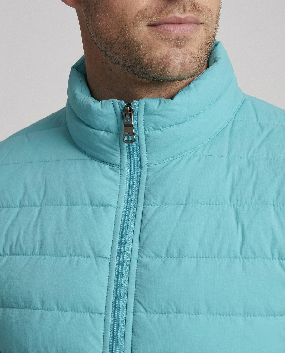 Men Puffer Jacket Stand Collar