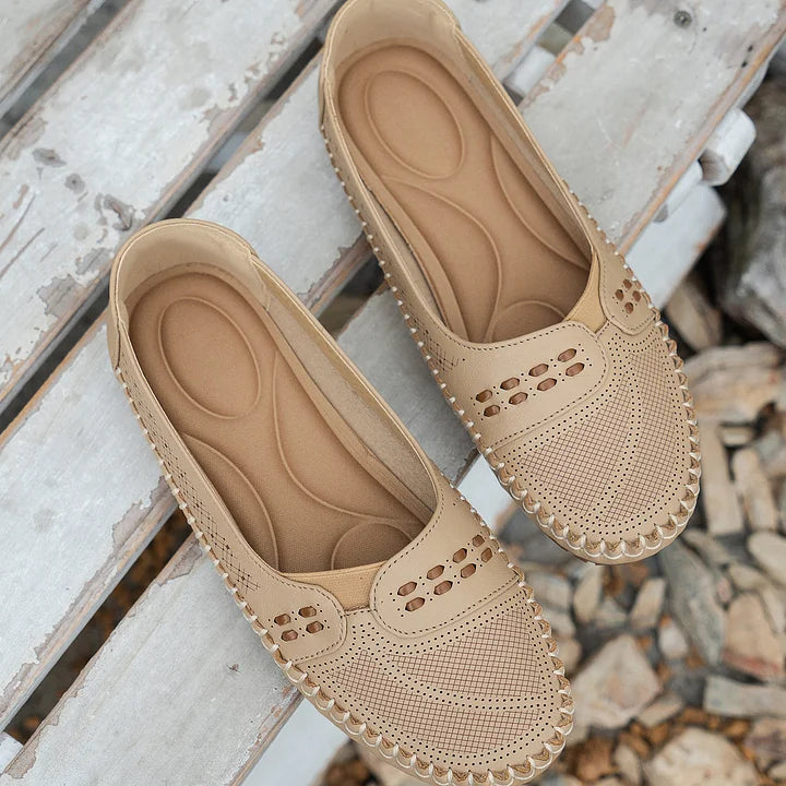 Women's Loafers | Perforated Slip-On, Comfort Breathable