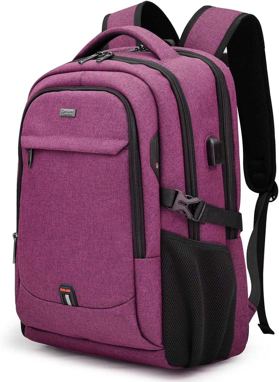 Laptop Backpack | Water-Resistant, USB Port | Travel Bag, Organization Compartments