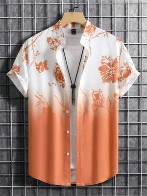Men's Hawaiian Shirt | Short Sleeve, Tropical Print