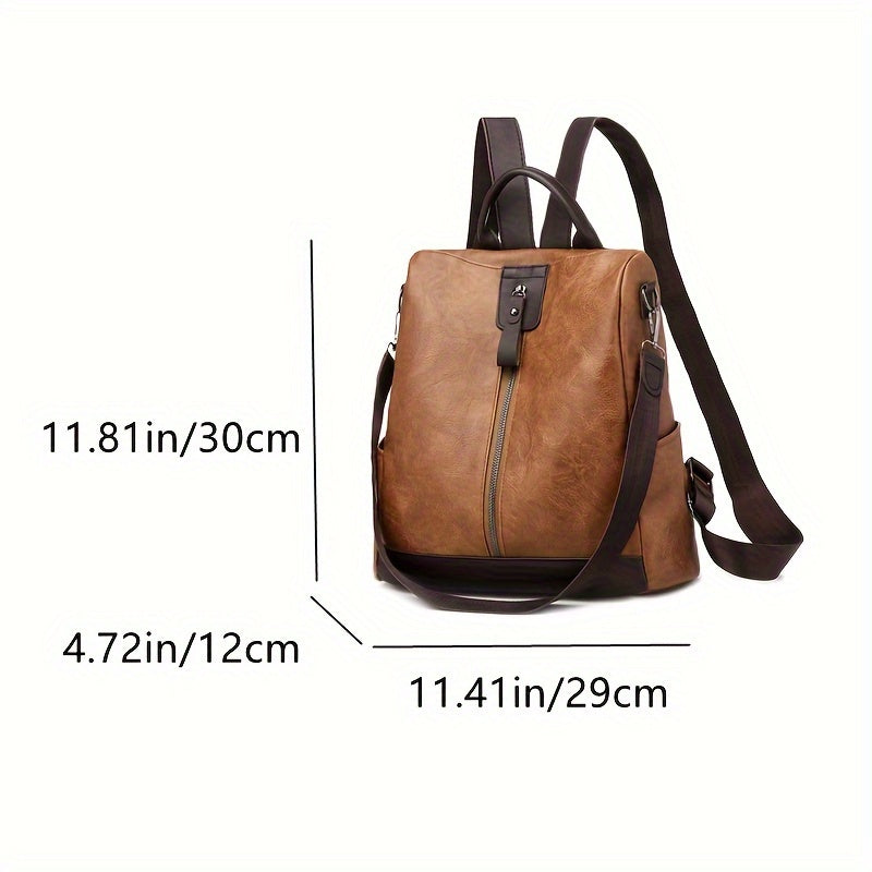 Women's Backpack | Anti-Theft, Vegan Leather | Urban