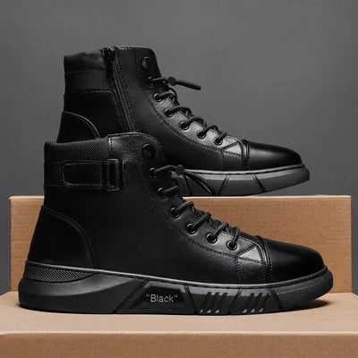 Men's Boots | Black Leather, Waterproof, All-Terrain