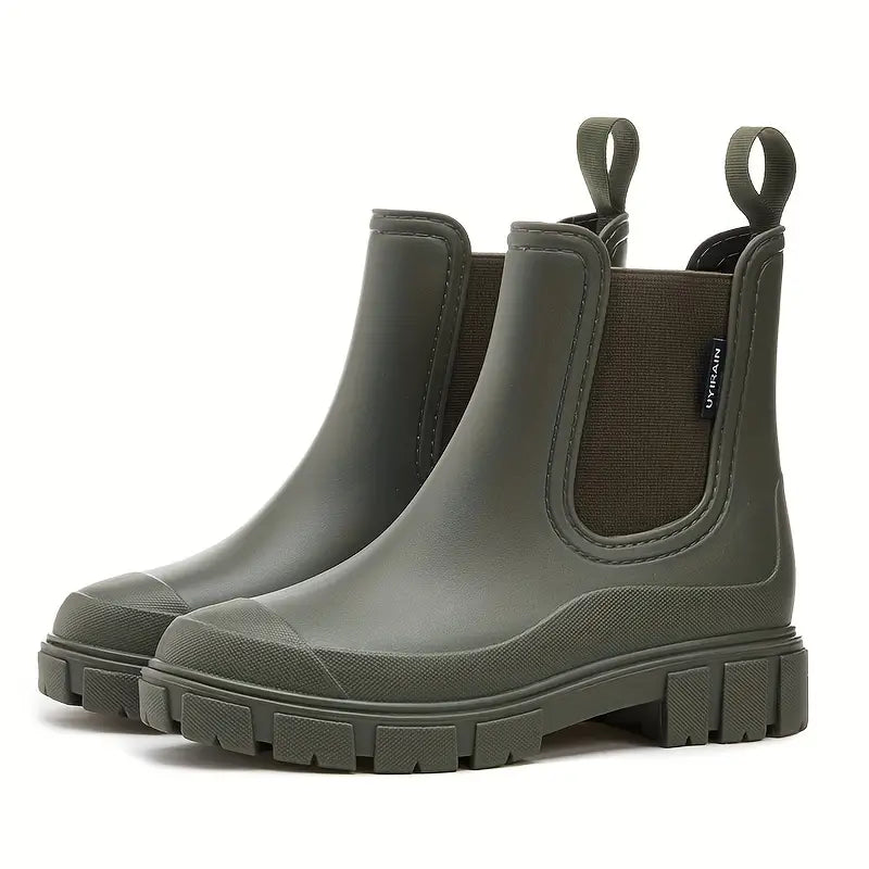 Women's Chelsea Boots | Waterproof, Low Heel, Slip-On