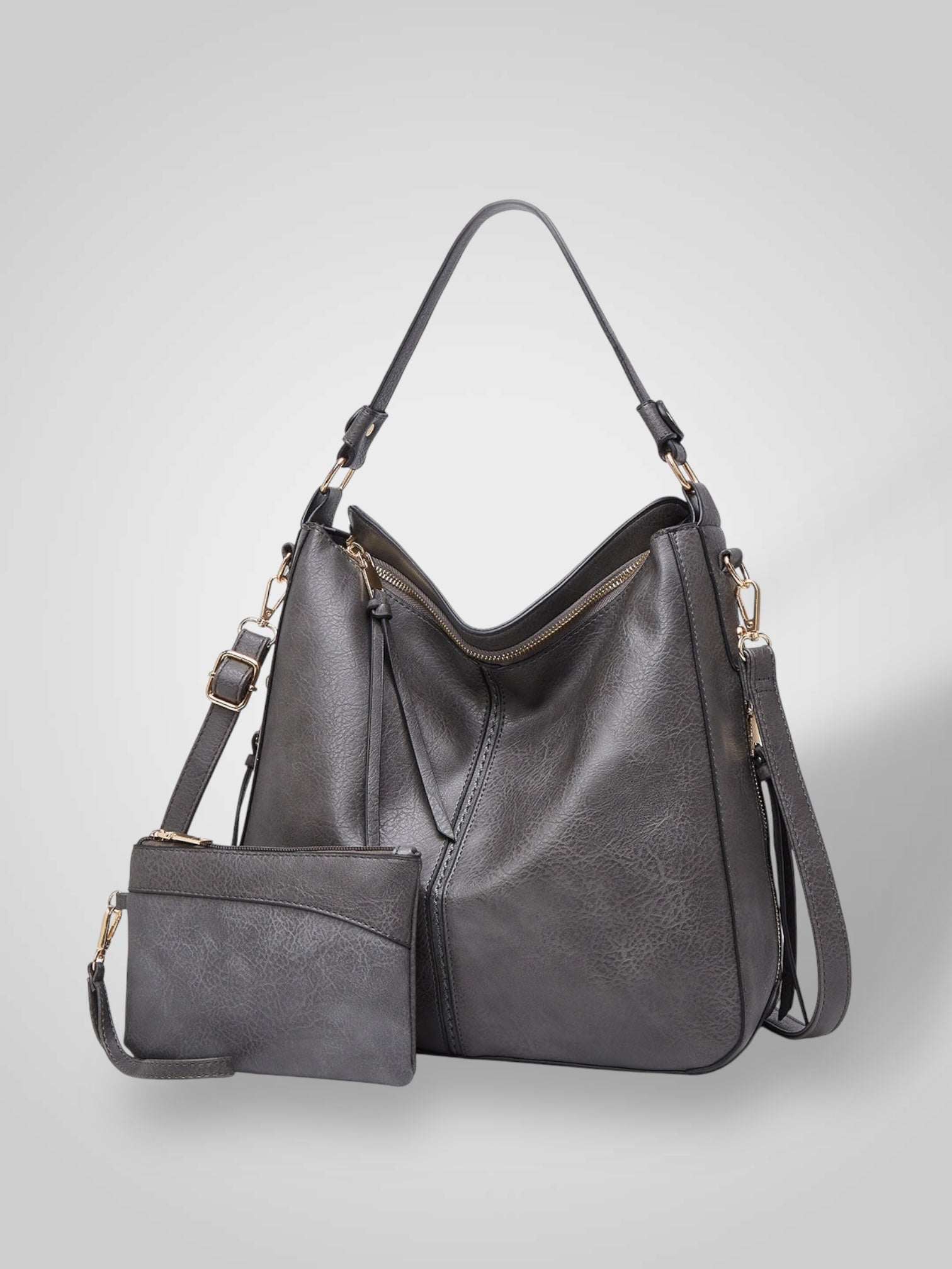 Women's Shoulder Bag | Structured Organizer | Multi-Compartment