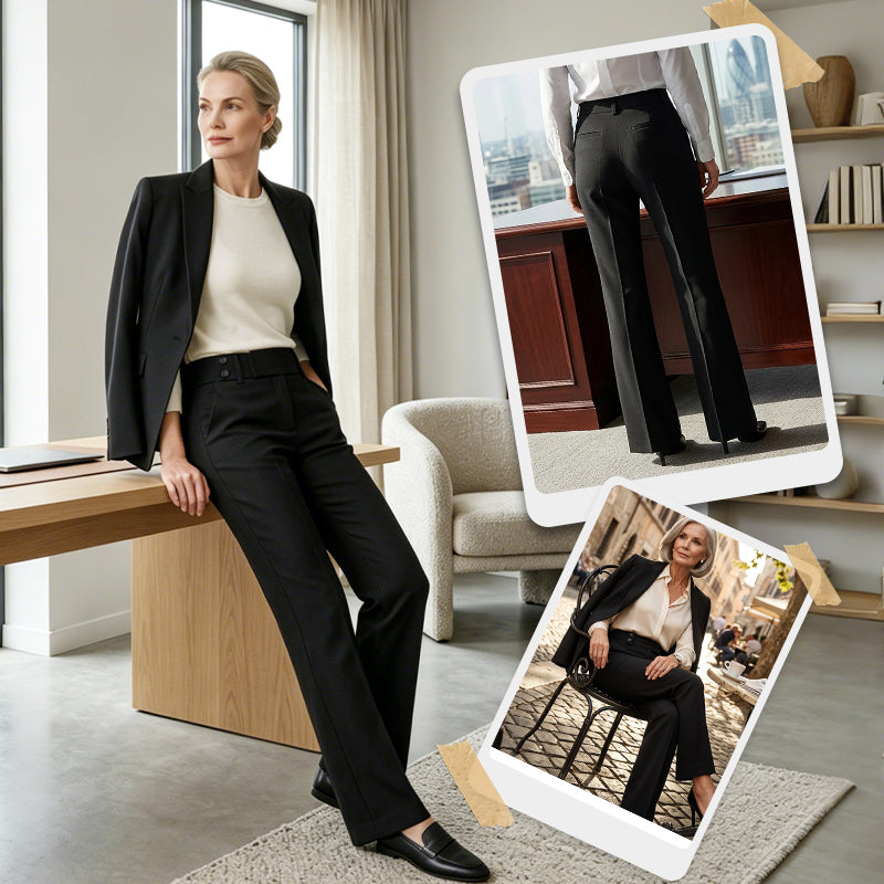 Women's Flared Pants | Fitted Waist, Fluid Comfort