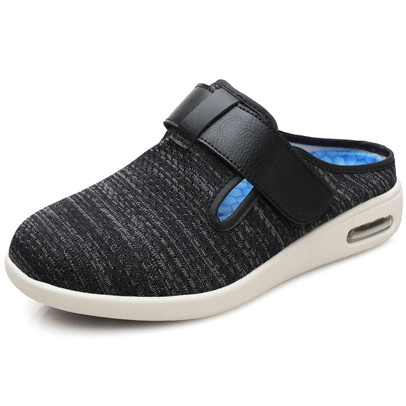 Extra Wide Slippers | Unisex, Adjustable Fit | Orthopaedic for Swollen Feet