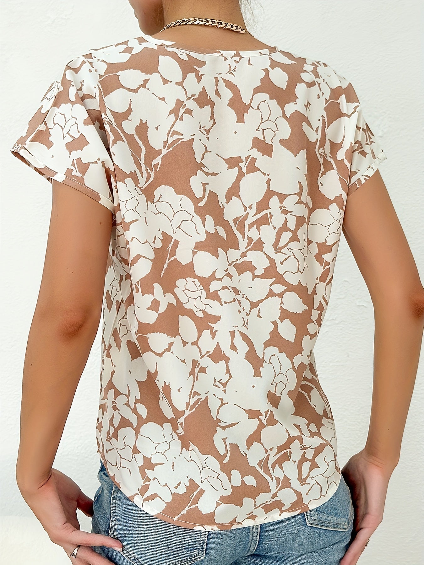 Floral Top | Summer floral print blouse | Lightweight, casual style