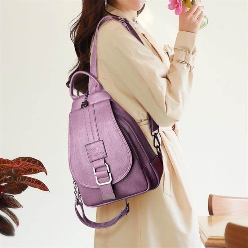 Women's Schoolbag | Waterproof Synthetic, Spacious | 7 Colors