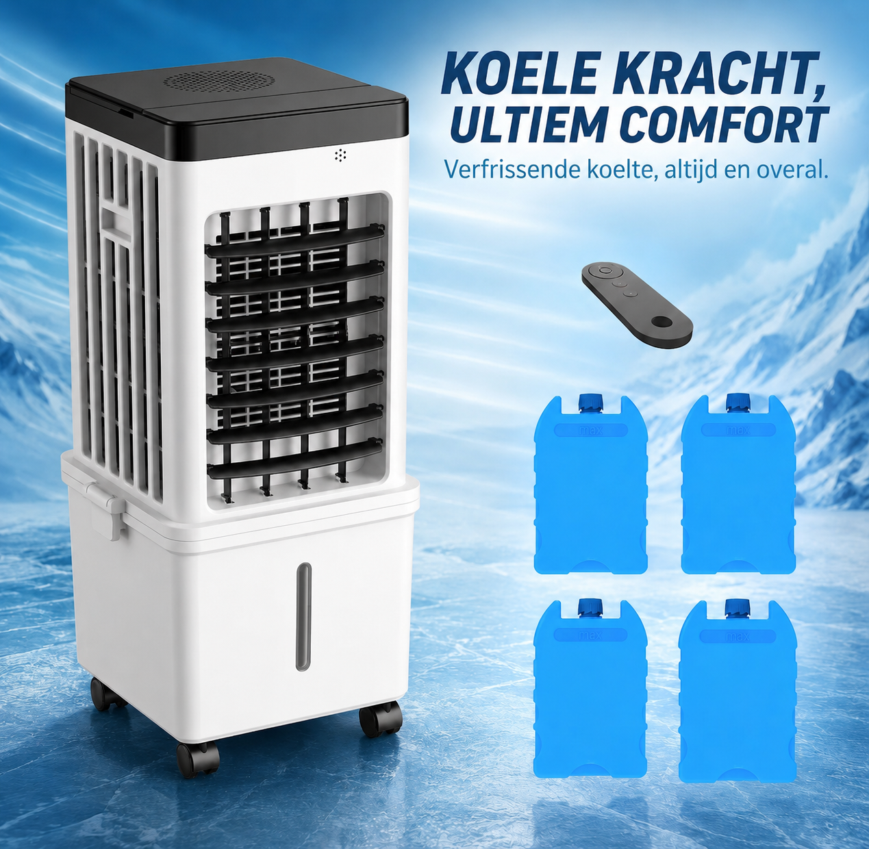 InstaFreeze | Frameless Mobile Air Conditioner | Cool Anywhere Instantly