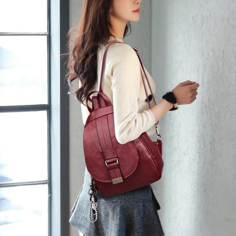 Women's Schoolbag | Waterproof Synthetic, Spacious | 7 Colors