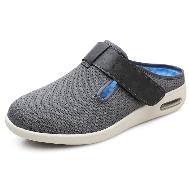 Extra Wide Slippers | Unisex, Adjustable Fit | Orthopaedic for Swollen Feet