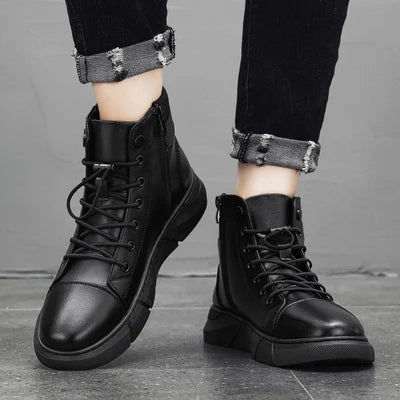 Men's Boots | Black Leather, Waterproof, All-Terrain