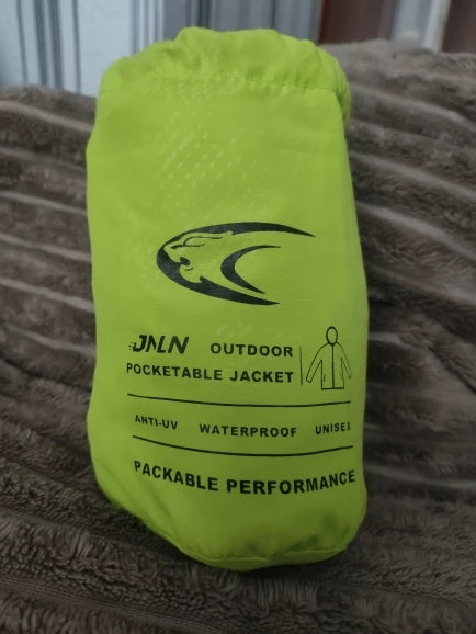 Women men lightweight waterproof jacket packable windbreaker with UPF 50 sun protection