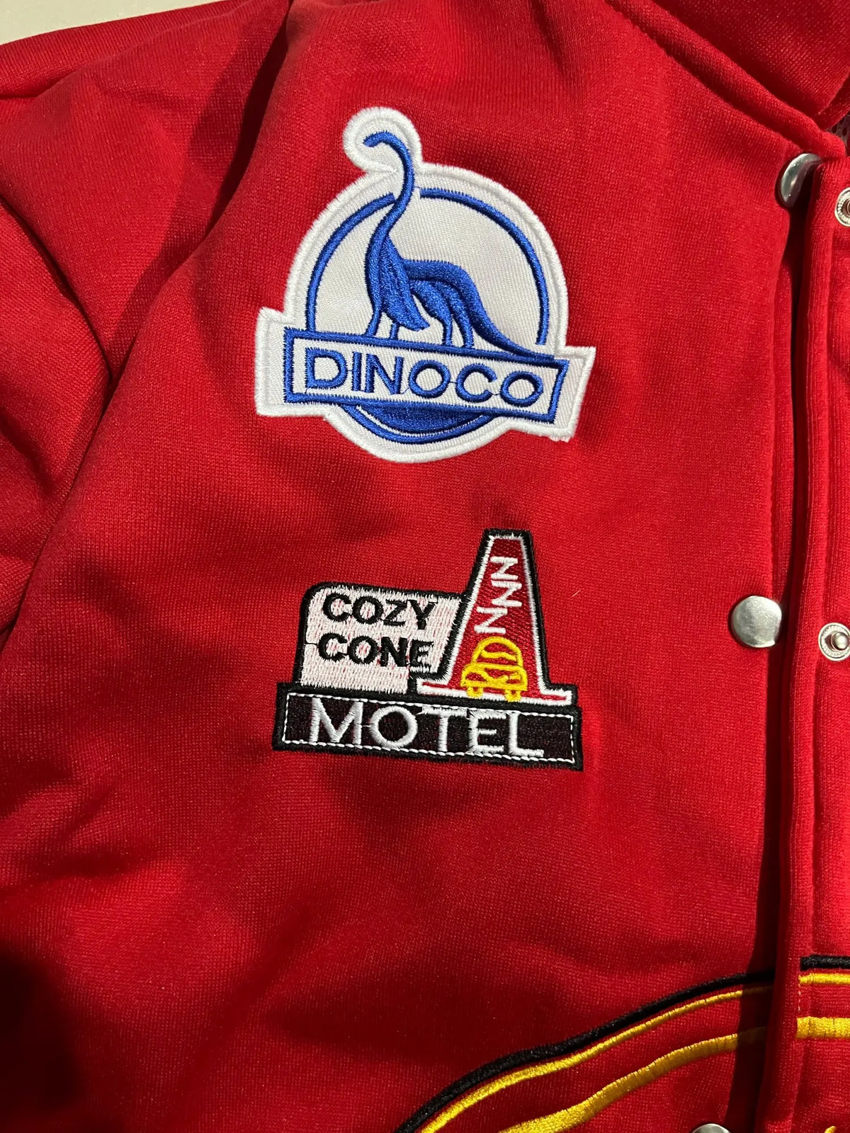 Women's Racing Jacket | Retro Motorsport, Baseball Style | Flame Print Design