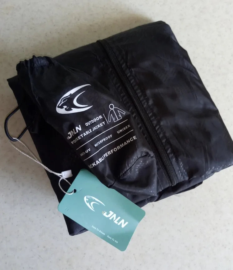 Women men lightweight waterproof jacket packable windbreaker with UPF 50 sun protection