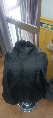 Unisex waterproof windbreaker jacket lightweight packable with UPF 40+ sun protection